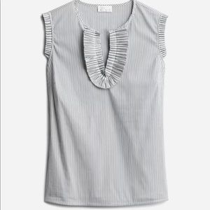 Market&Spruce Pin Striped, sleeveless top. Gently used. Smoke-free house.